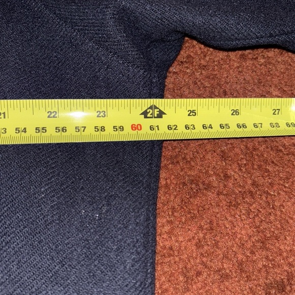 Saks Fifth Avenue Vintage Navy Blue Bomber Jacket 100% Wool Size M - Picture 10 of 12